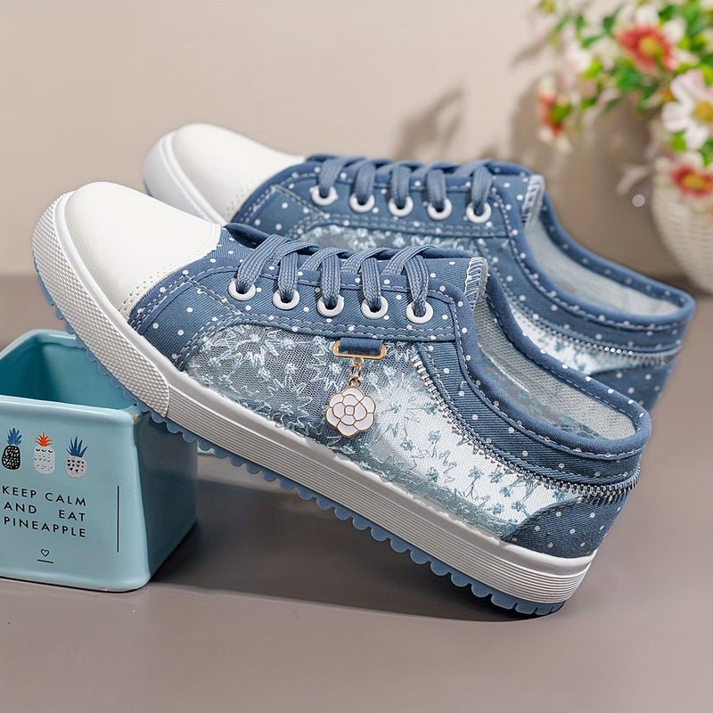 Tênis Feminino Em Malha Casual Confort