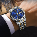 Relógio Quartzo em Aço Inoxidável (Luxo)