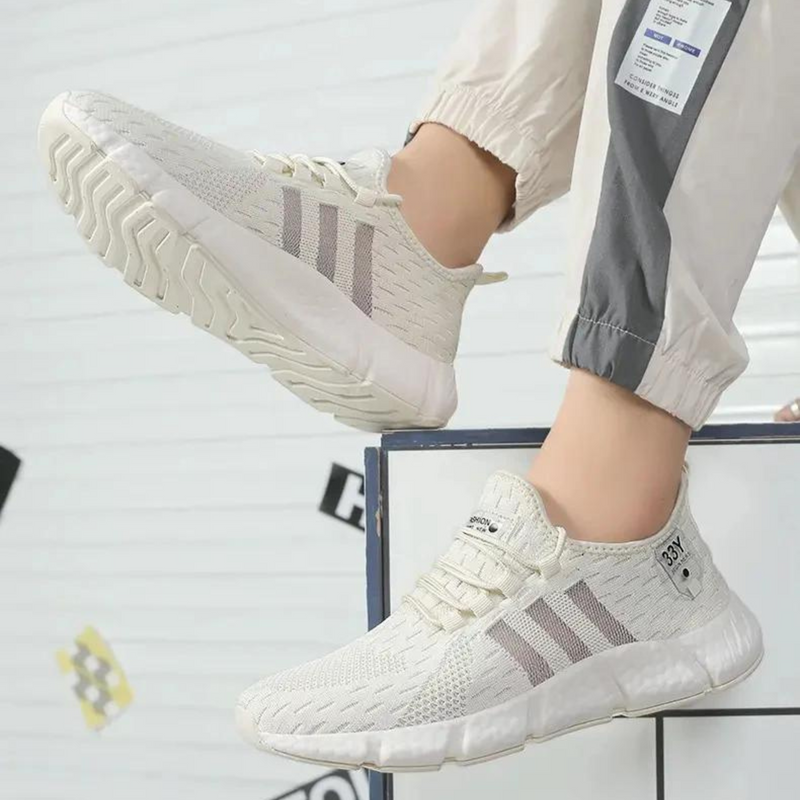 2 Pares Tênis New Fast Pró - Exclusivo 2024 (Bege+Bege)