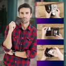 Carteira em Couro Legítimo Contact's com Proteção RFID