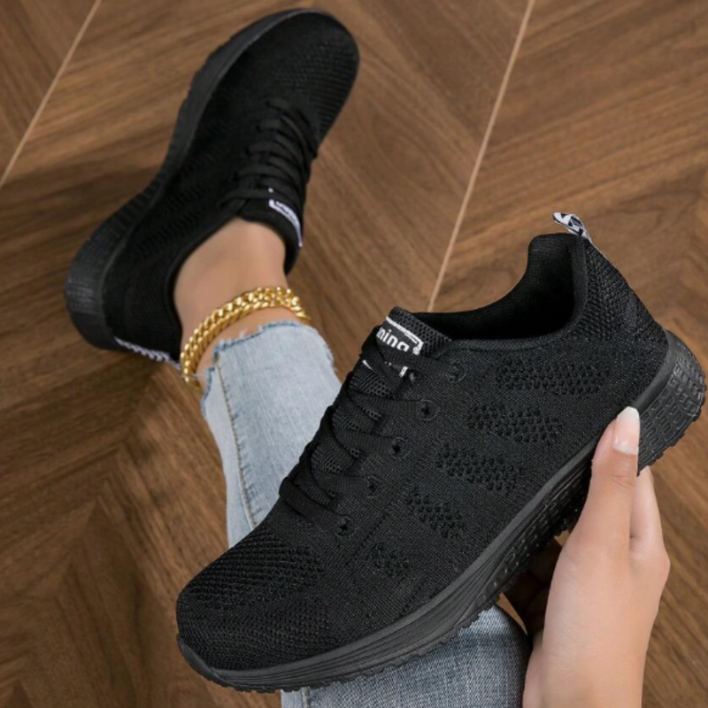 2 Pares Tenis Ortopédico Confort Running (Preto-Preto+Preto-Preto) + Palmilha Tecnológica Grátis
