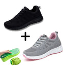 Kit 2 pares Tenis Ortopédico Confort Running Unissex + 2 pares de Palmilha Tecnológica Grátis