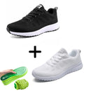 Kit 2 pares Tenis Ortopédico Confort Running Unissex + 2 pares de Palmilha Tecnológica Grátis