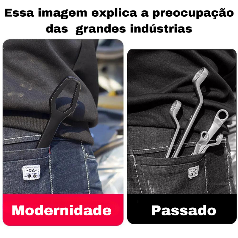 Chave Titânium 15 em 1 - 8 a 22mm E-Tork