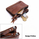 Carteira em Couro Legítimo Contact's com Proteção RFID