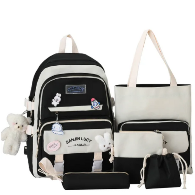 Kit Mochila 5 em 1 Impermeável Resist Force 2024