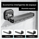 Varal retrátil Smart com ventosa (Sem perfuração)