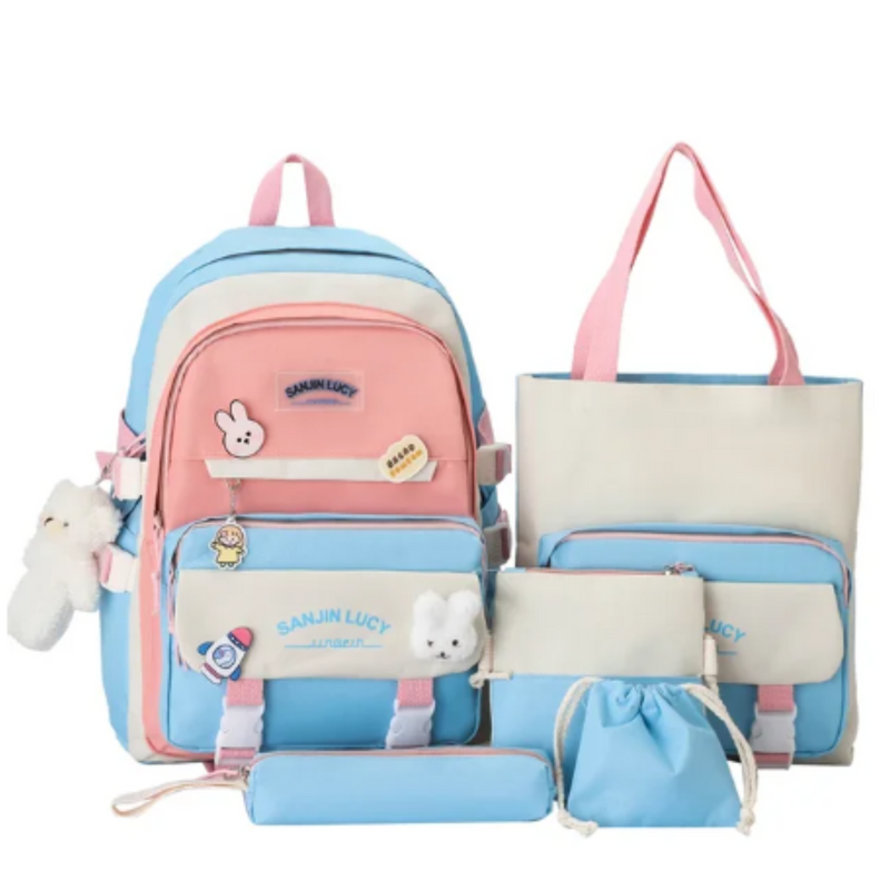 Kit Mochila 5 em 1 Impermeável Resist Force 2024