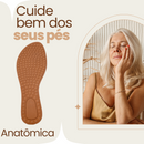 Sandália Rasteirinha Ortopédica Ultra Confort Elástico