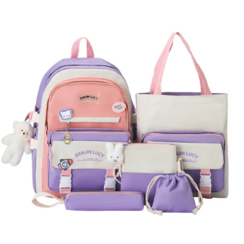 Kit Mochila 5 em 1 Impermeável Resist Force 2024