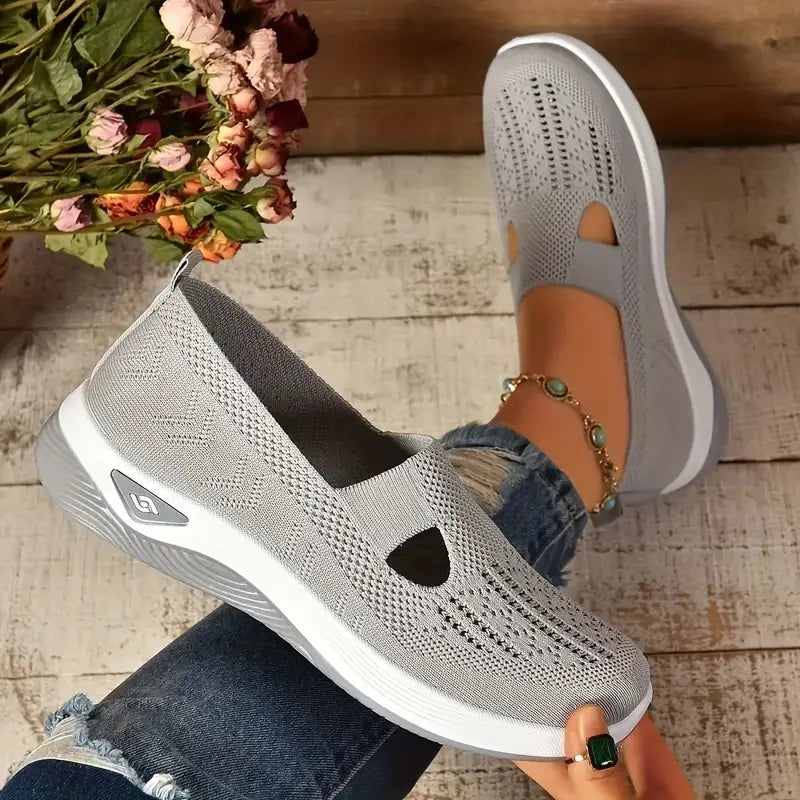 2 pares Ultra Comfort Ortopédico Calce Fácil + Palmilha grátis Cinza + Verde