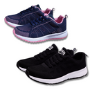 2 Pares Tenis Ortopédico Confort Running (Preto+Azul) + Palmilha Tecnológica Grátis
