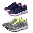 2 Pares Tenis Ortopédico Confort Running (Azul+Verde) + Palmilha Tecnológica Grátis