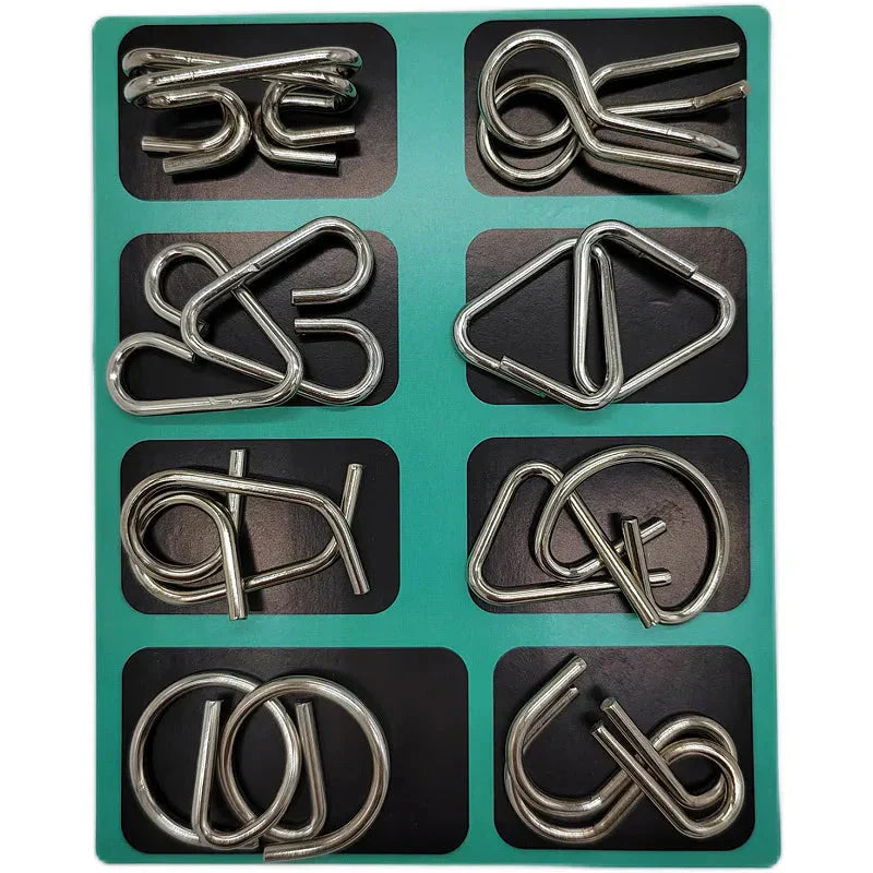 Kit de Quebra-Cabeças Metálicos TitanLock – Domine os mecanismos ocultos