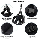 Arreio e Coleira reflexiva premium The Gulliver™