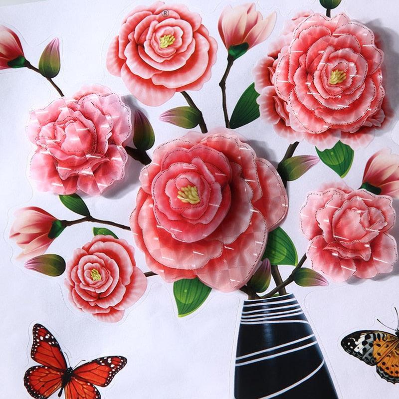 Vaso De Flores 3D