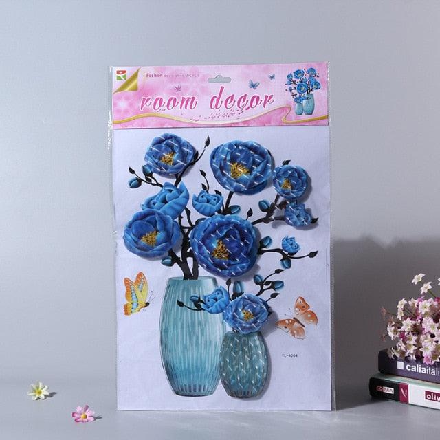 Vaso De Flores 3D