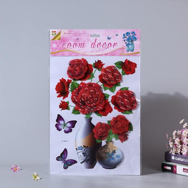 Vaso De Flores 3D