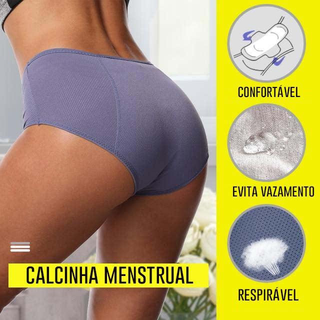 Calcinhas Fisiológicas para Menstruação - Kit com 10 Unidades